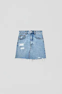 دامن جین زنانه پول اند بیر Pull & Bear (ساخت اسپانیا)