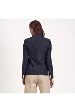 کت چرم دکمه ای آستین بلند زنانه دسا Desa (ساخت ترکیه)