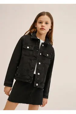 کت جین نخی دخترانه مانگو MANGO (ساخت اسپانیا)