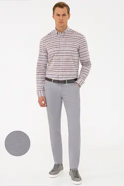 شلوار چینی باریک مردانه پیر کاردین Pierre Cardin (ساخت فرانسه)