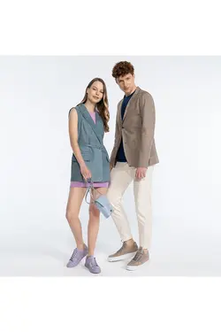 کت تک جیر قهوه ای دکمه ای آستین بلند مردانه دسا Desa (ساخت ترکیه)