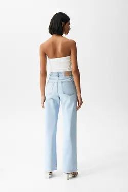 شلوار جین زنانه راسته پول اند بیر Pull & Bear (ساخت اسپانیا)