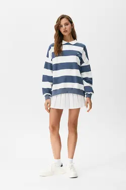 دامن کوتاه چین دار پول اند بیر Pull & Bear (ساخت اسپانیا)