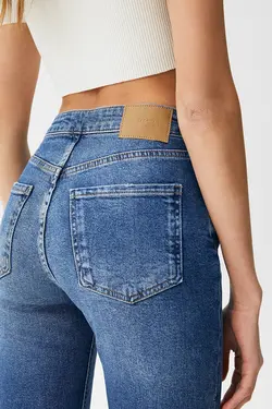 شلوار جین زنانه دمپا پول اند بیر Pull & Bear (ساخت اسپانیا)