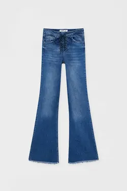 شلوار جین زنانه دمپا پول اند بیر Pull & Bear (ساخت اسپانیا)
