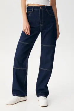 شلوار جین زنانه راسته  پول اند بیر Pull & Bear (ساخت اسپانیا)