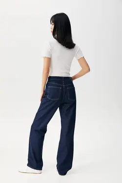 شلوار جین زنانه راسته  پول اند بیر Pull & Bear (ساخت اسپانیا)