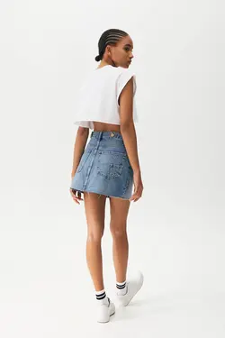 دامن کوتاه جین پول اند بیر Pull & Bear (ساخت اسپانیا)