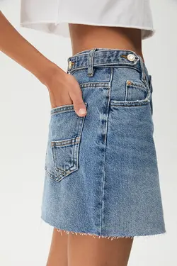 دامن کوتاه جین پول اند بیر Pull & Bear (ساخت اسپانیا)