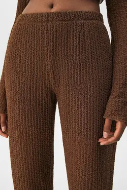 شلوار بافت زنانه قهوه ای پول اند بیر Pull & Bear (ساخت اسپانیا)