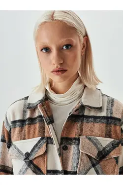 پپیراهن زنانه چهارخانه ال تی بی LTB (ساخت ترکیه)