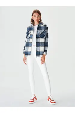 پپیراهن زنانه چهارخانه ال تی بی LTB (ساخت ترکیه)