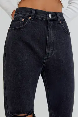 شلوار جین زنانه مام استایل فیت پول اند بیر Pull & Bear (ساخت اسپانیا)