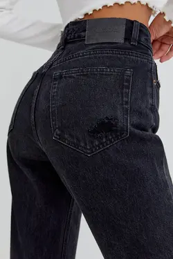 شلوار جین زنانه مام استایل فیت پول اند بیر Pull & Bear (ساخت اسپانیا)