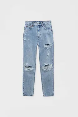 شلوار جین زنانه مام استایل فیت پول اند بیر Pull & Bear (ساخت اسپانیا)