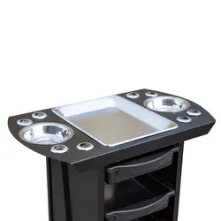 ترولی آرایشگاهی مدل استیل