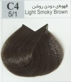 رنگ مو ترام کالر سری دودی شماره 5.1 C4 حجم 100 میلی لیتر