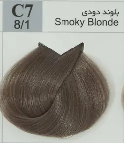 رنگ مو ترام کالر سری دودی شماره 8.1 C7 حجم 100 میلی لیتر