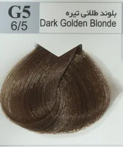 رنگ مو ترام کالر سری طلایی شماره 6.5 G5 حجم 100 میلی لیتر