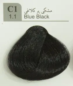 رنگ مو دوپیر سری دودی شماره 1.1 C1 حجم 100 میلی لیتر