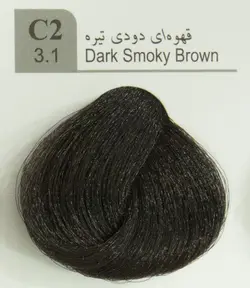 رنگ مو دوپیر سری دودی شماره 3.1 C2 حجم 100 میلی لیتر