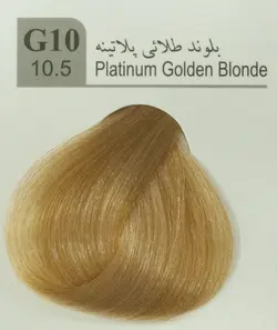 رنگ مو دوپیر سری طلایی (بلوند) شماره 10.5 G10 حجم 100 میلی لیتر