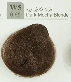 رنگ مو دوپیر سری فندقی شماره 6.65 W5 حجم 100 میلی لیتر