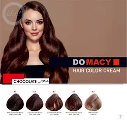 رنگ مو دوماسی شیر شکلاتی شماره 8.7 حجم 120 میلی لیتر