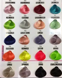 رنگ مو فانتزی کریزی کالر 100 میل مدل hot purple