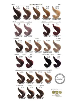 رنگ مو آوایی سری شکلاتی بنفش شماره 6.667 حجم 120 میلی لیتر