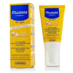 لوسیون ضد آفتاب کودک spf50 موستلا mustela حجم 40 میل