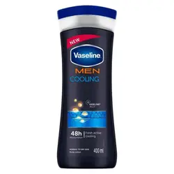 لوسیون بدن مردانه وازلين vaseline مدل Cooling حجم 400 ميل