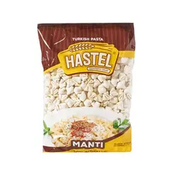 مانتی هاستل HASTEL حاوی گوشت چرخ کرده و سویا وزن 500 گرم