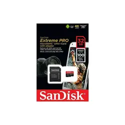 کارت حافظه سن دیسک مدل Extreme pro ظرفیت 32 گیگابایت سرعت 100 - فروشگاه اینترنتی لیپک