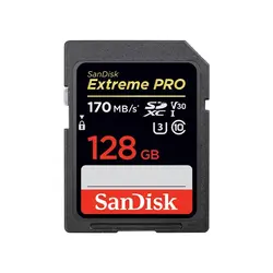 کارت حافظه سن دیسک مدل Extreme pro ظرفیت 128 گیگابایت مختص دوربین دیجیتال - فروشگاه اینترنتی لیپک