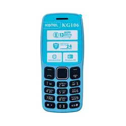 گوشی موبایل KGTEL مدل KG106 با دو سیم‌کارت - فروشگاه اینترنتی لیپک