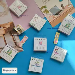 تقویم رومیزی 1402 طرح فانتزی