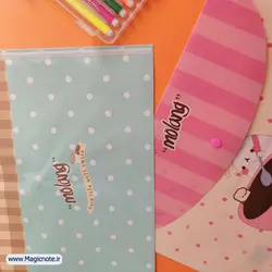 پوشه ی دکمه دار طرح مولانگ