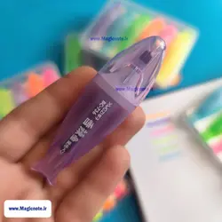 ماژیک هایلایتر فانتزی طرح ماهی (6رنگ)