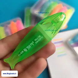 ماژیک هایلایتر فانتزی طرح ماهی (6رنگ)