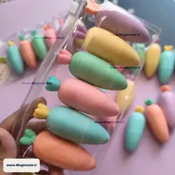 هایلایتر پاستلی فانتزی طرح هویج (6رنگ)