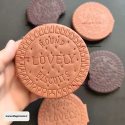 دفترچه بیسکویتی معطر سیلیکونی