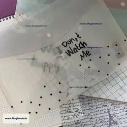 پوشه دکمه دار طرح ایفل سایز A4