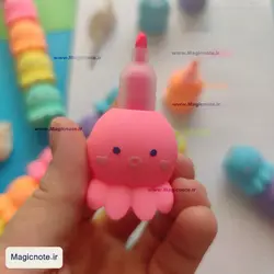 هایلایتر هشت پا سایز بزرگ (4رنگ)