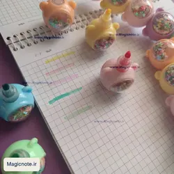 هایلایتر فانتزی طرح خرس اکلیلی (5رنگ)