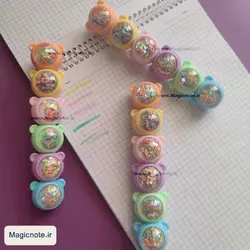 هایلایتر فانتزی طرح خرس اکلیلی (5رنگ)