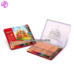 مداد رنگی۳+۲۴ رنگ جعبه فلزی