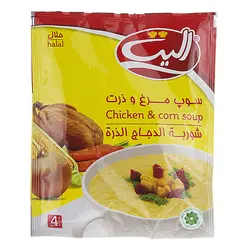 اليت سوپ مرغ و ذرت