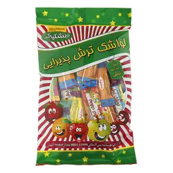 خشکپاک لواشک پذیرایی چند میوه 300 گرم سلفون