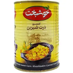 خوشبخت کنسرو ذرت شیرین 380 گ
